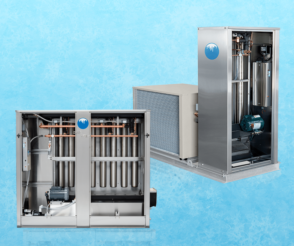 Industrial ice machine for seafood processing for sale