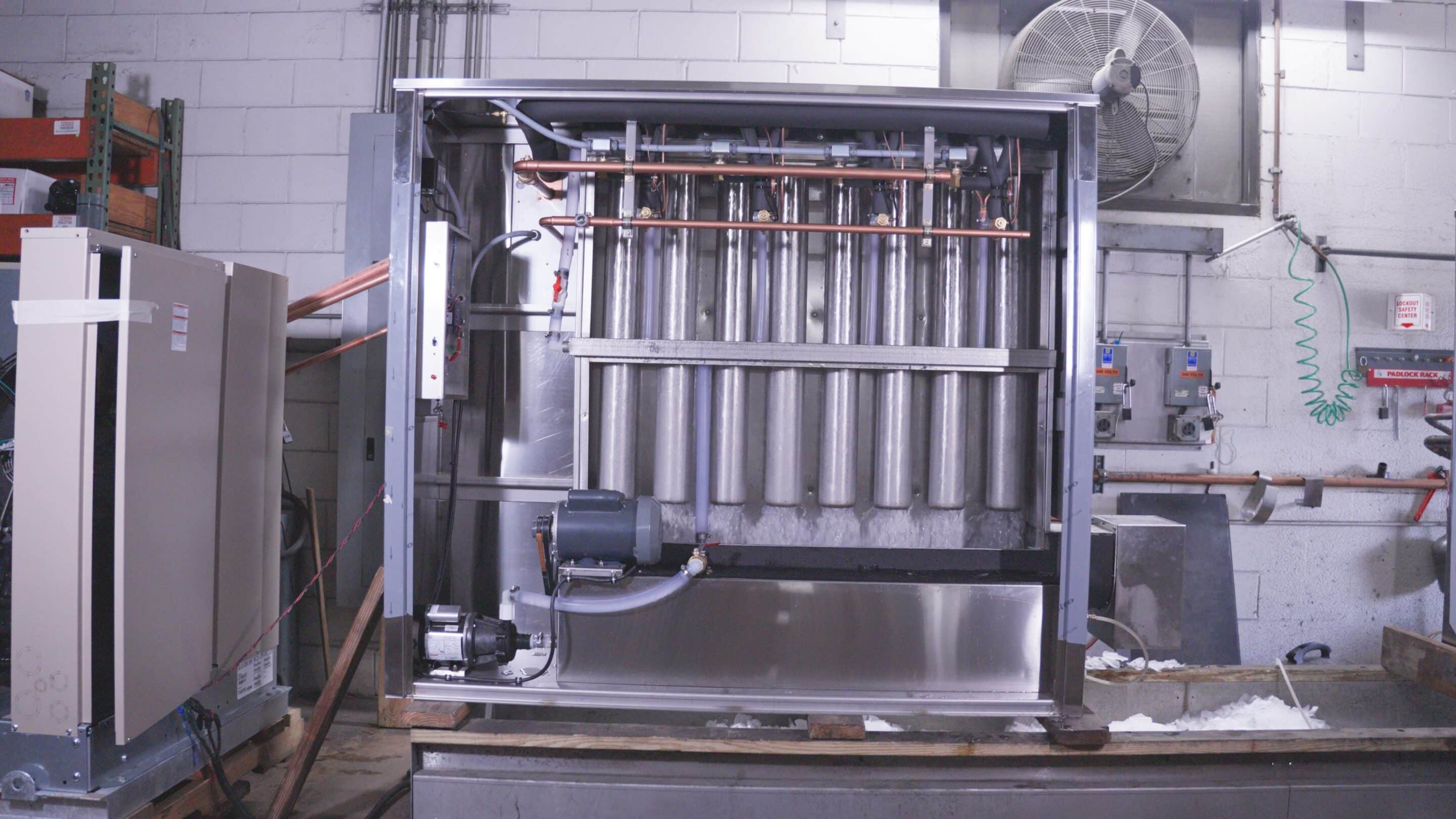 commercial cracked ice for chicken cooling